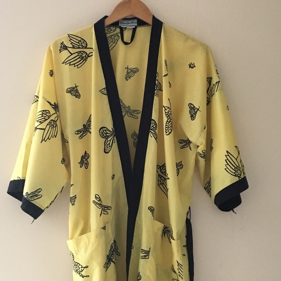 Bahama Hand Prints Robe - Picture 8 of 8